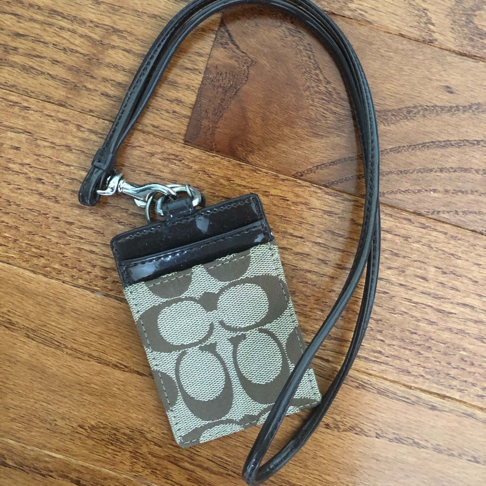 Coach lanyard